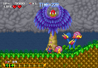 Blue's Journey screenshot 10 for Neo Geo AES